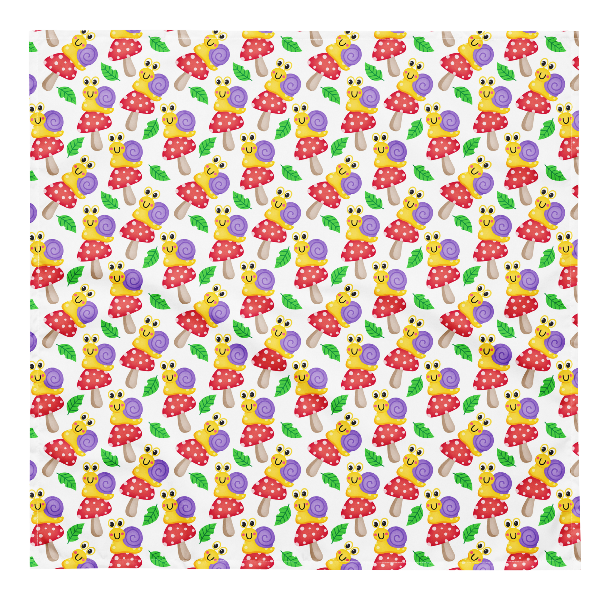 Dog Bandana - Snails and 'Shrooms